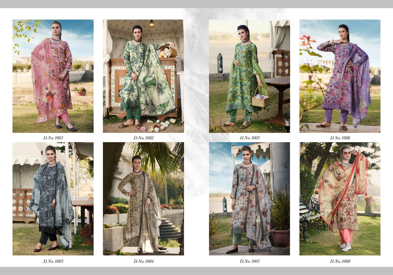 PRM TRENDZ INAAYA MUSLIN SILK DIGITAL PRINT WITH FANCY WORK SUIT