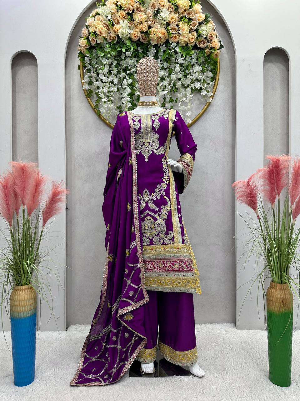 QRC 260 KURTI PLAZZO SET