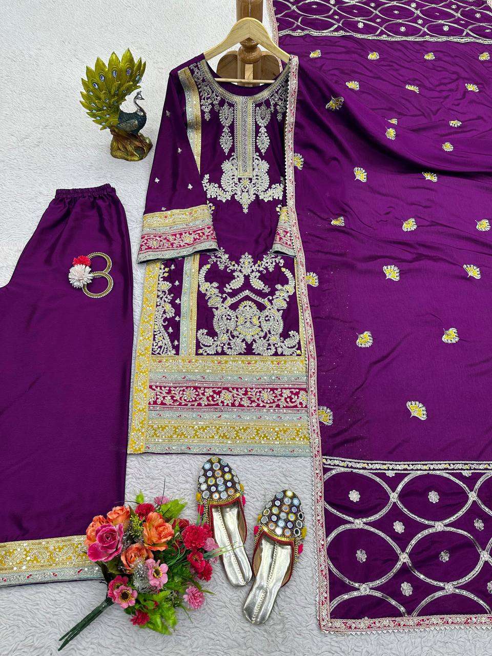 QRC 260 KURTI PLAZZO SET
