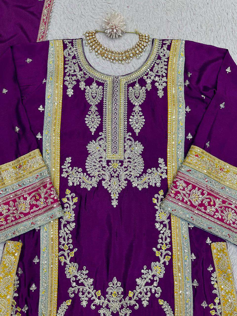 QRC 260 KURTI PLAZZO SET