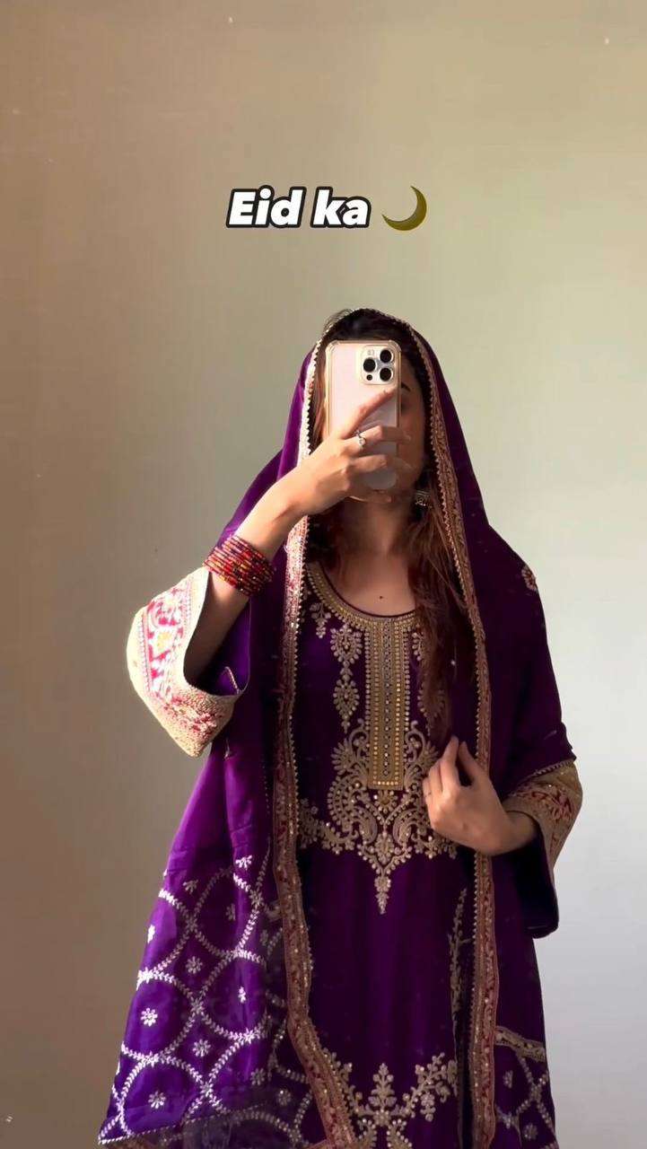 QRC 260 KURTI PLAZZO SET