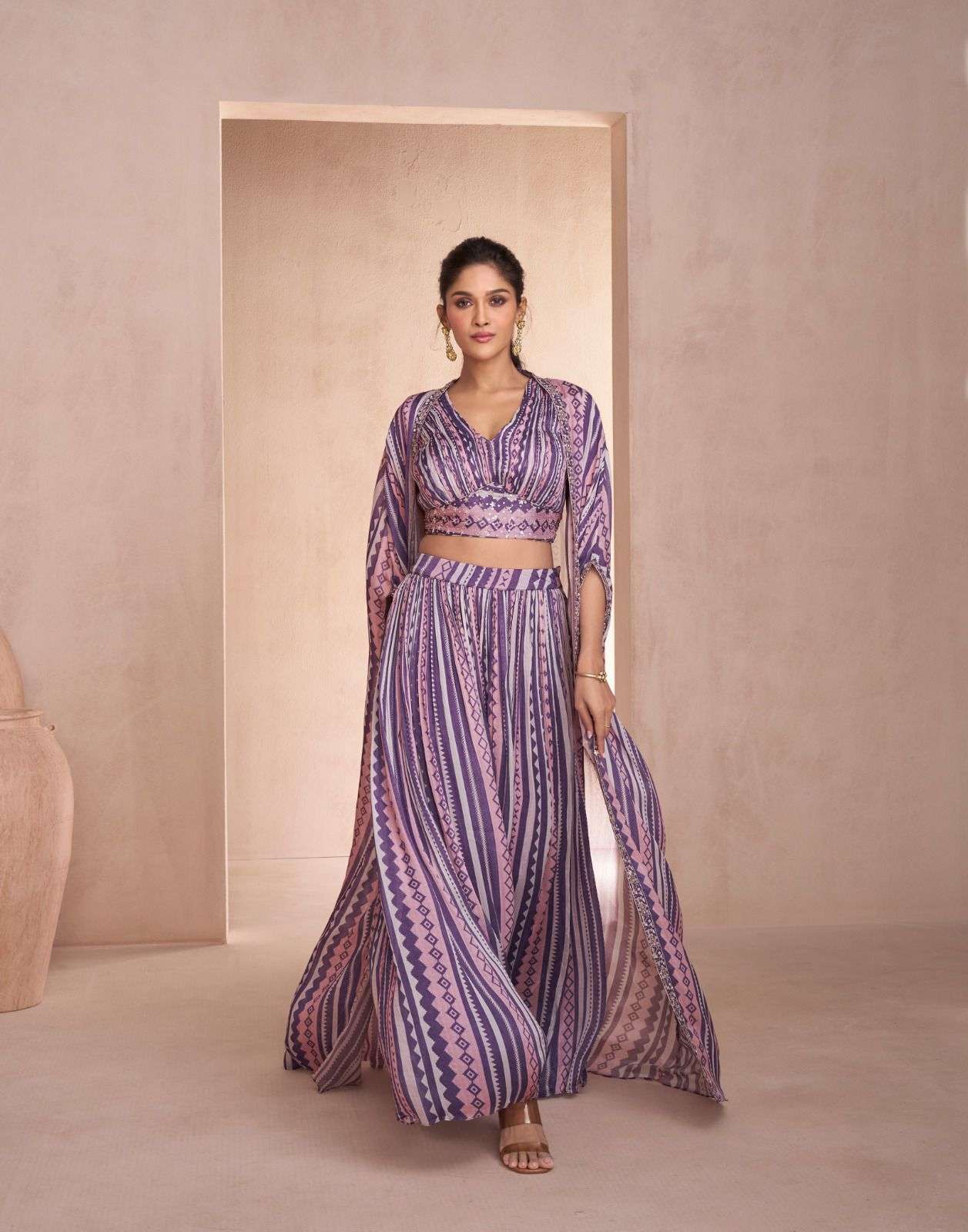 SAYURI DESIGNER SIMAYAA GEORGETTE DESIGNER PARTY WEAR DRESS