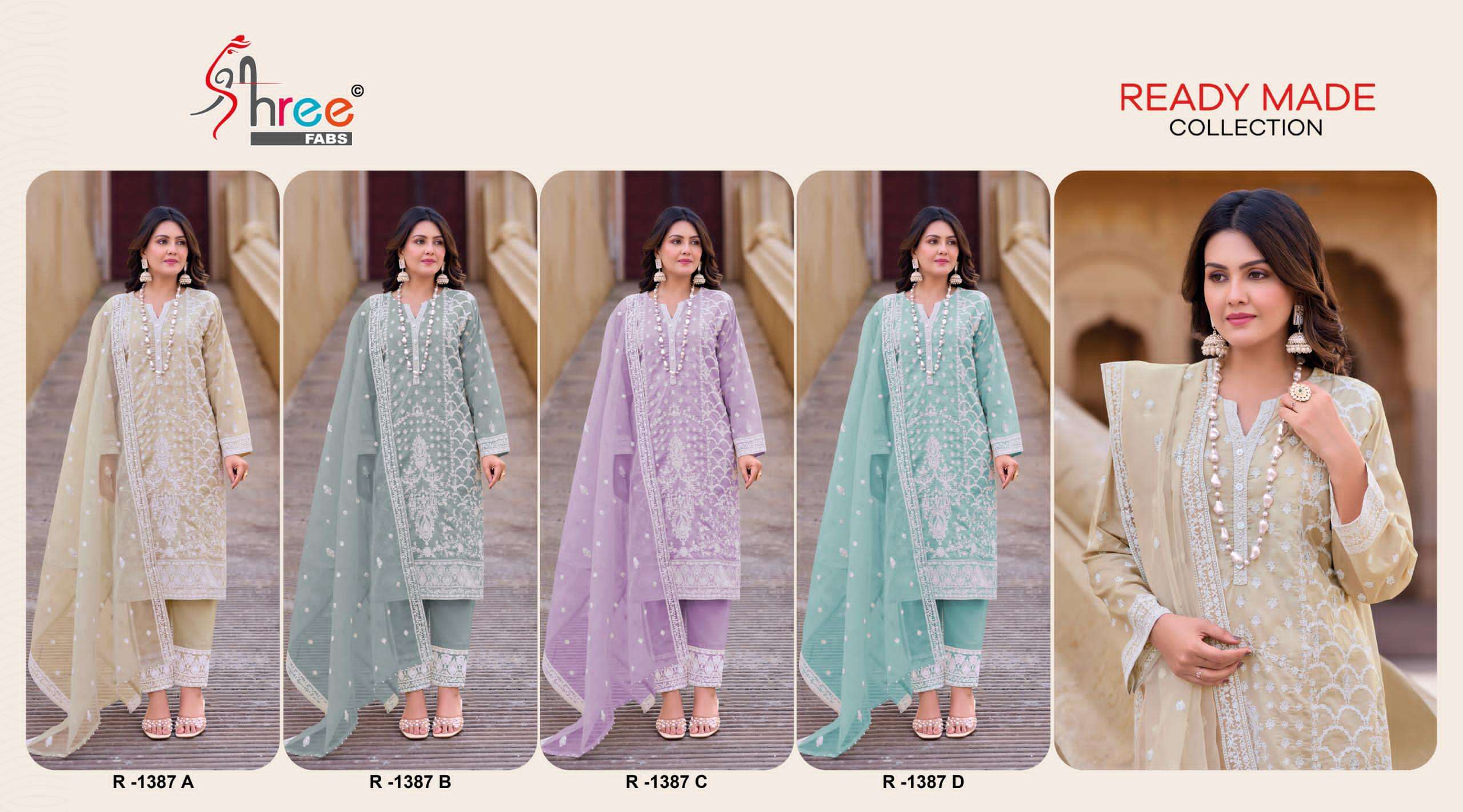 SHREE FABS R 1387 HEAVY BEAUTIFUL DESIGNER PAKISTANI SUIT