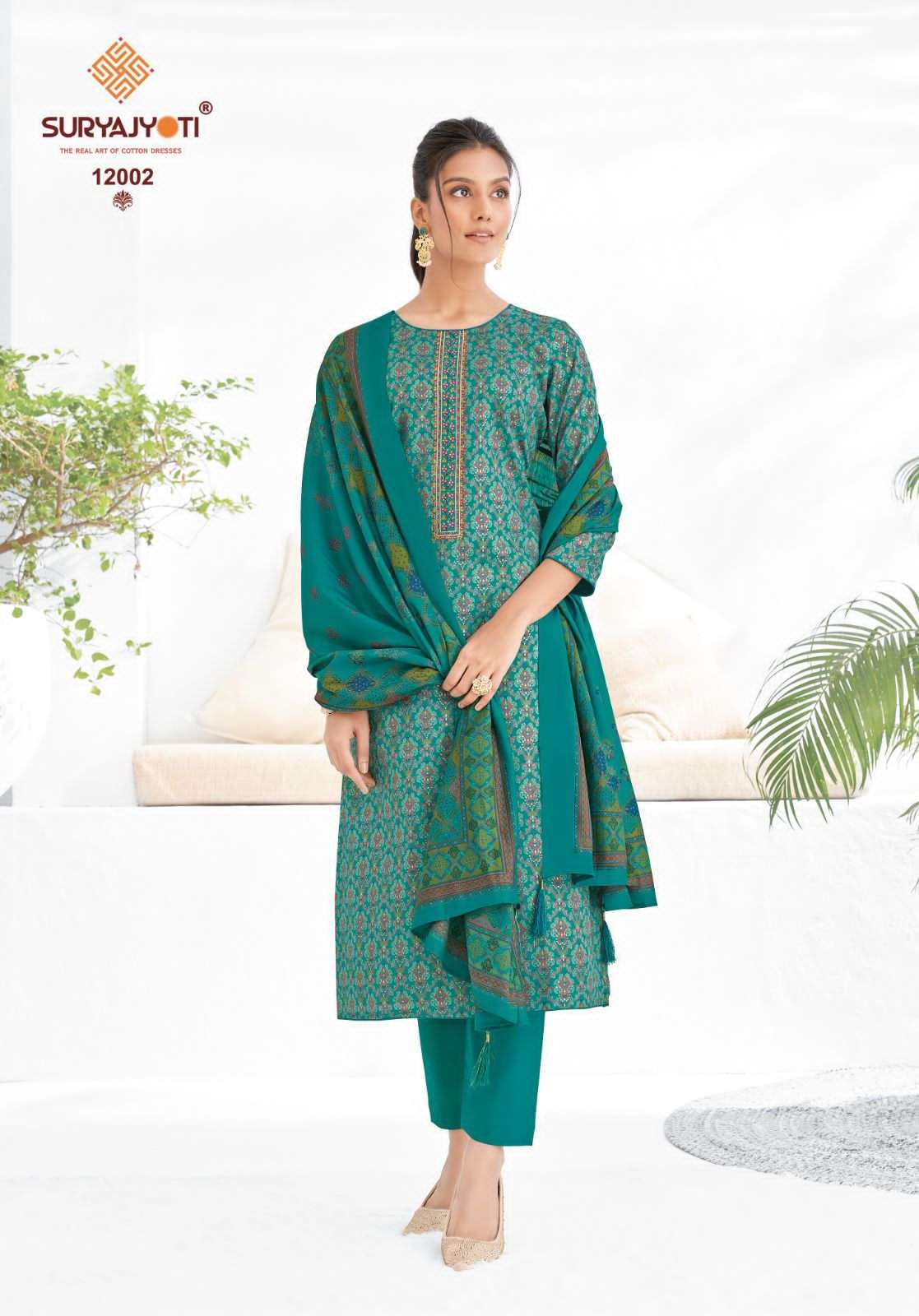 SURYAJYOTI KALKI VOL 12 JAM SATIN FOIL PRINTS SALWAR SUIT