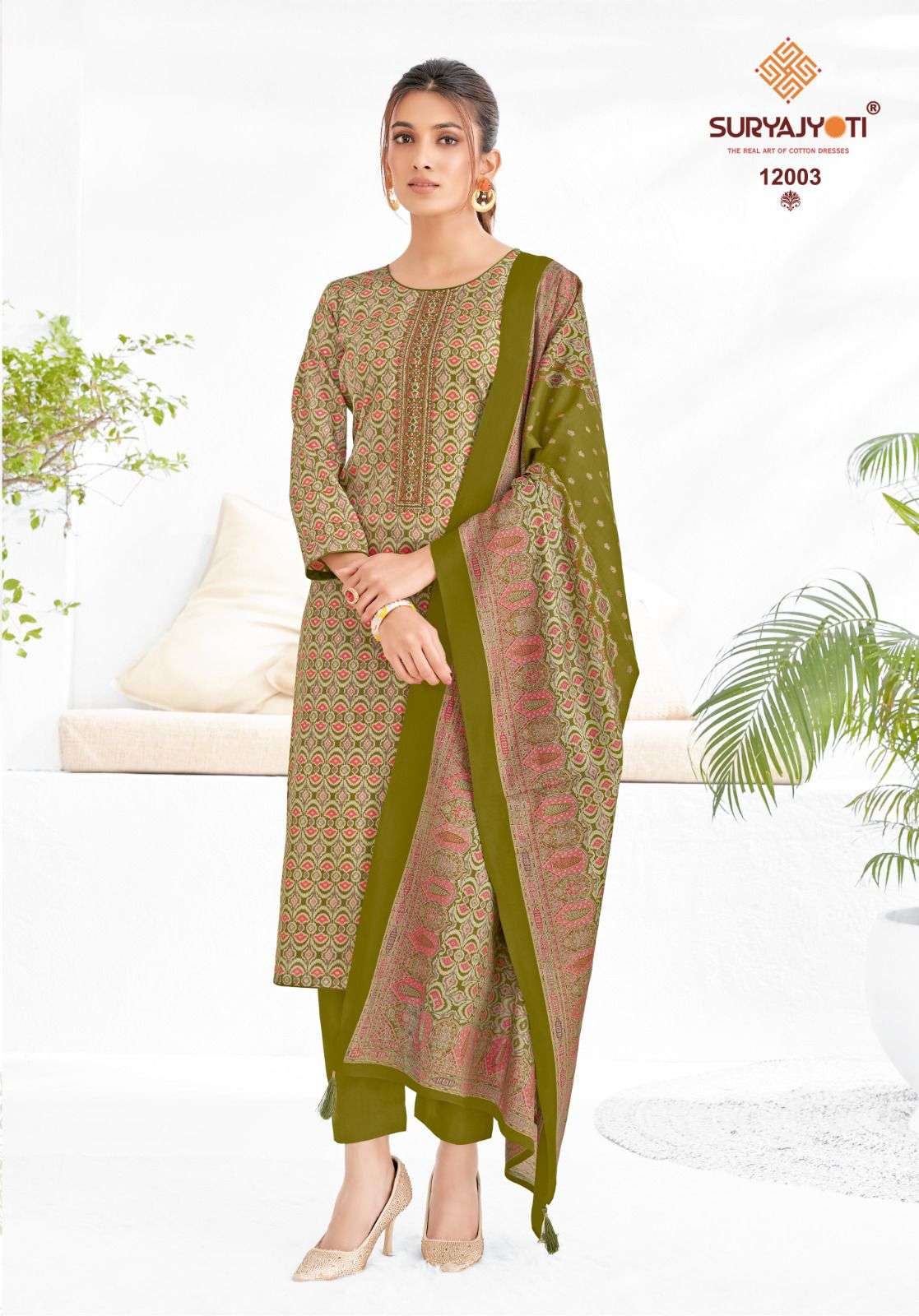 SURYAJYOTI KALKI VOL 12 JAM SATIN FOIL PRINTS SALWAR SUIT