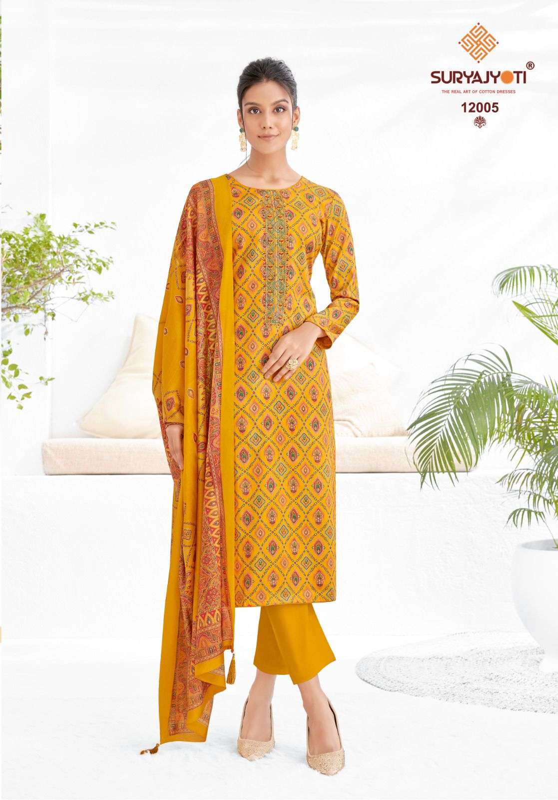 SURYAJYOTI KALKI VOL 12 JAM SATIN FOIL PRINTS SALWAR SUIT
