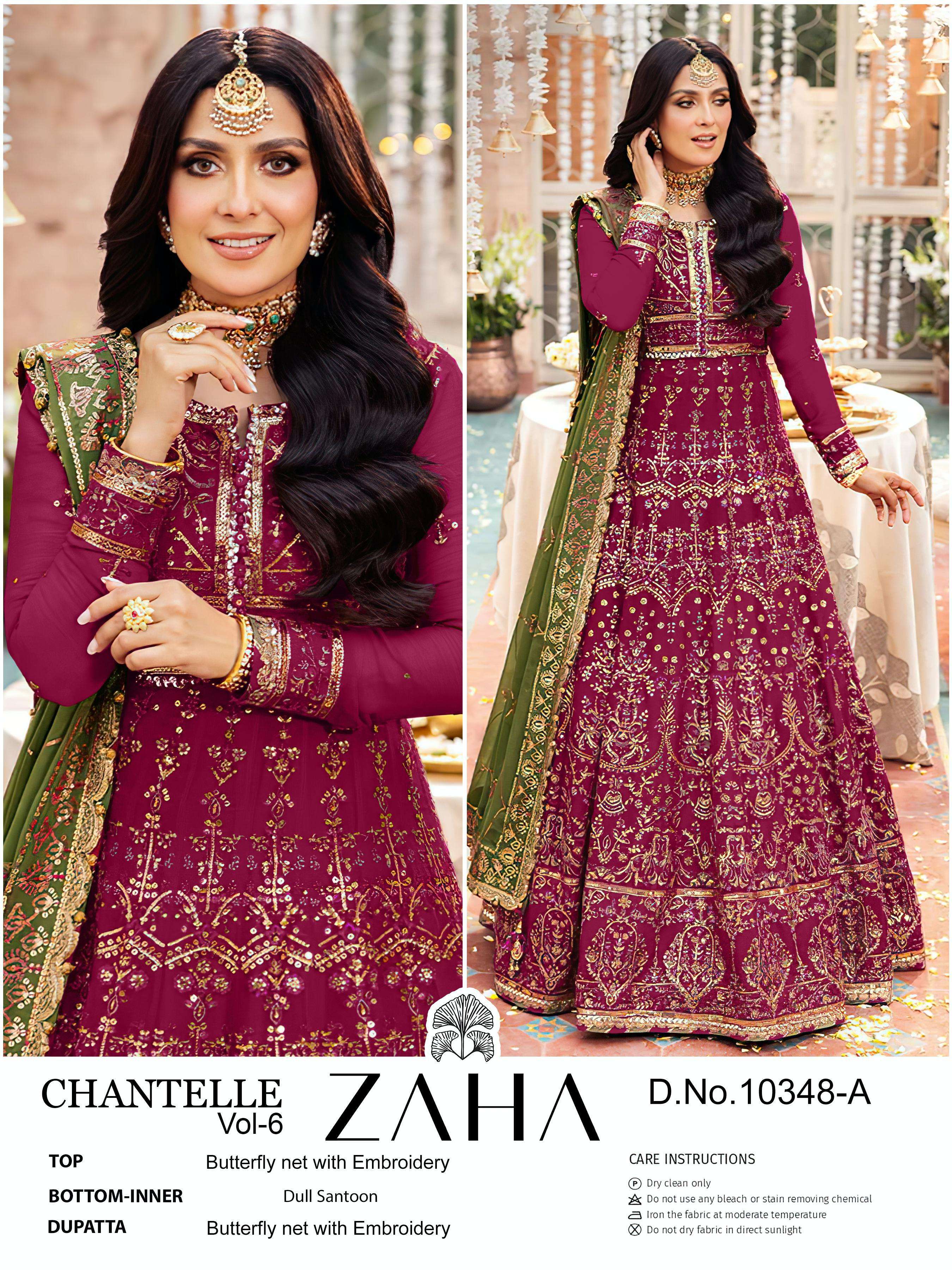 ZAHA CHANTELLE VOL 6 HEAVY DESIGNER WEDDING WEAR SUIT