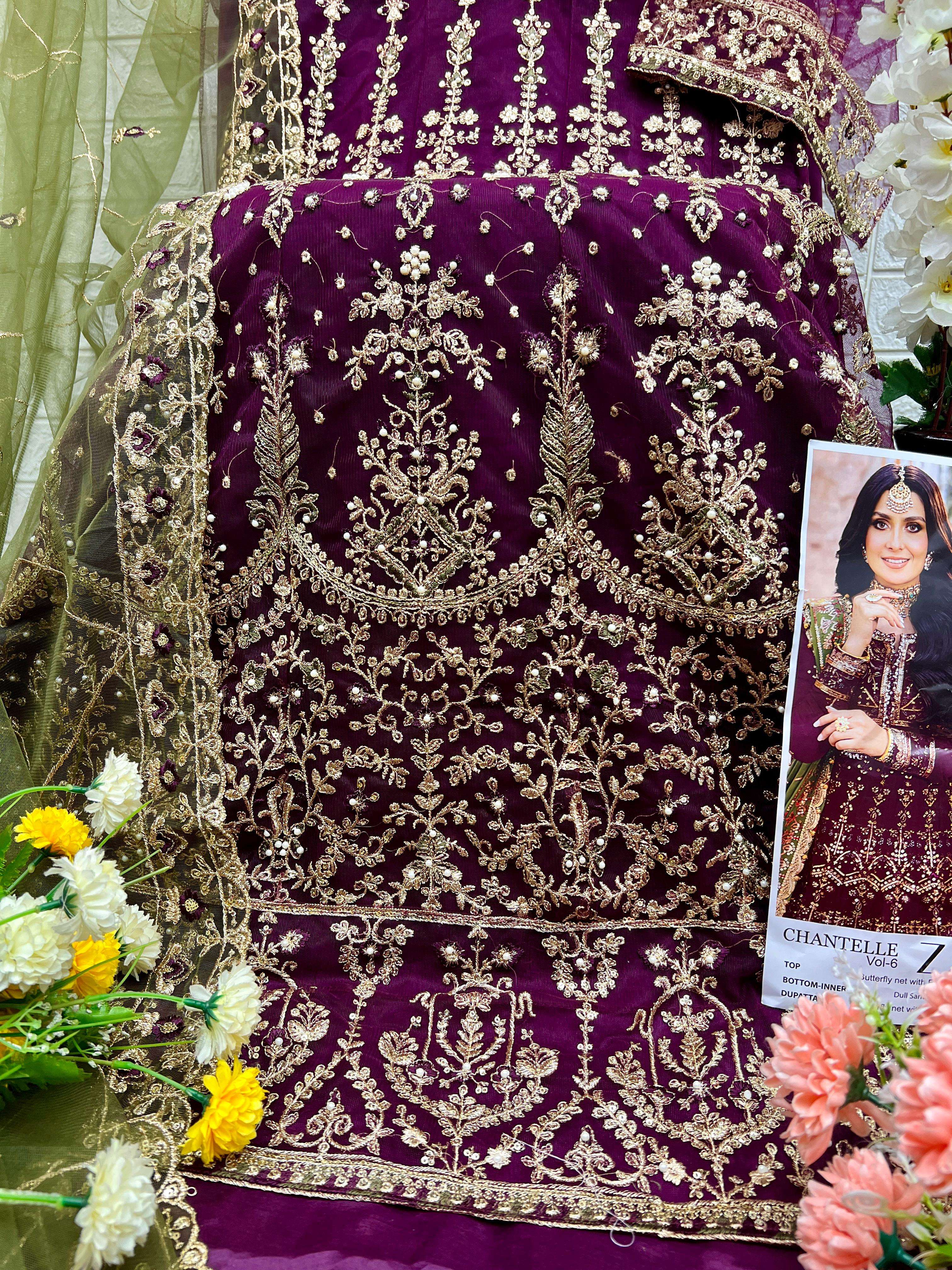 ZAHA CHANTELLE VOL 6 HEAVY DESIGNER WEDDING WEAR SUIT