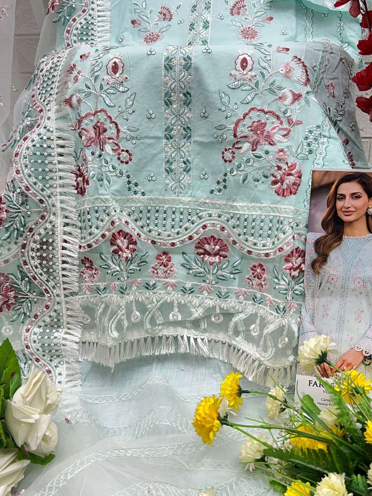 ZAHA FARASHA VOL 2 COTTON EMBROIDERY DESIGNER PAKISTANI SUIT