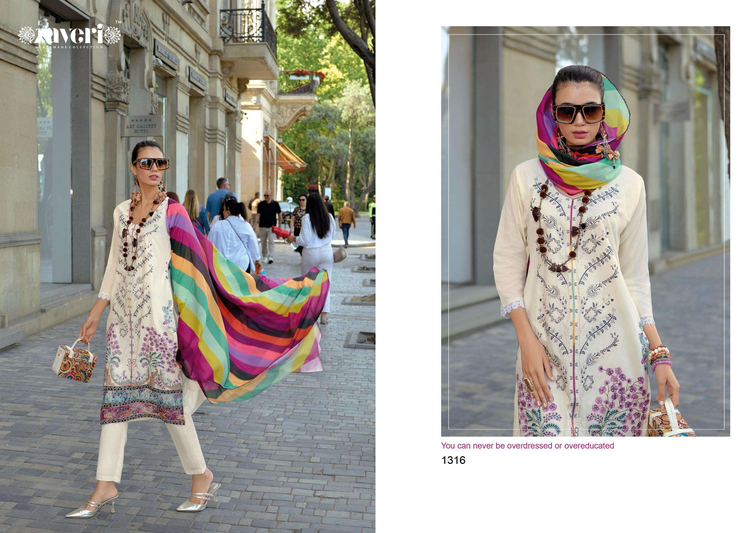 ZAVERI WOMAN BEAUTY FIRUZA COTTON EMBROIDERY DESIGNER SUIT