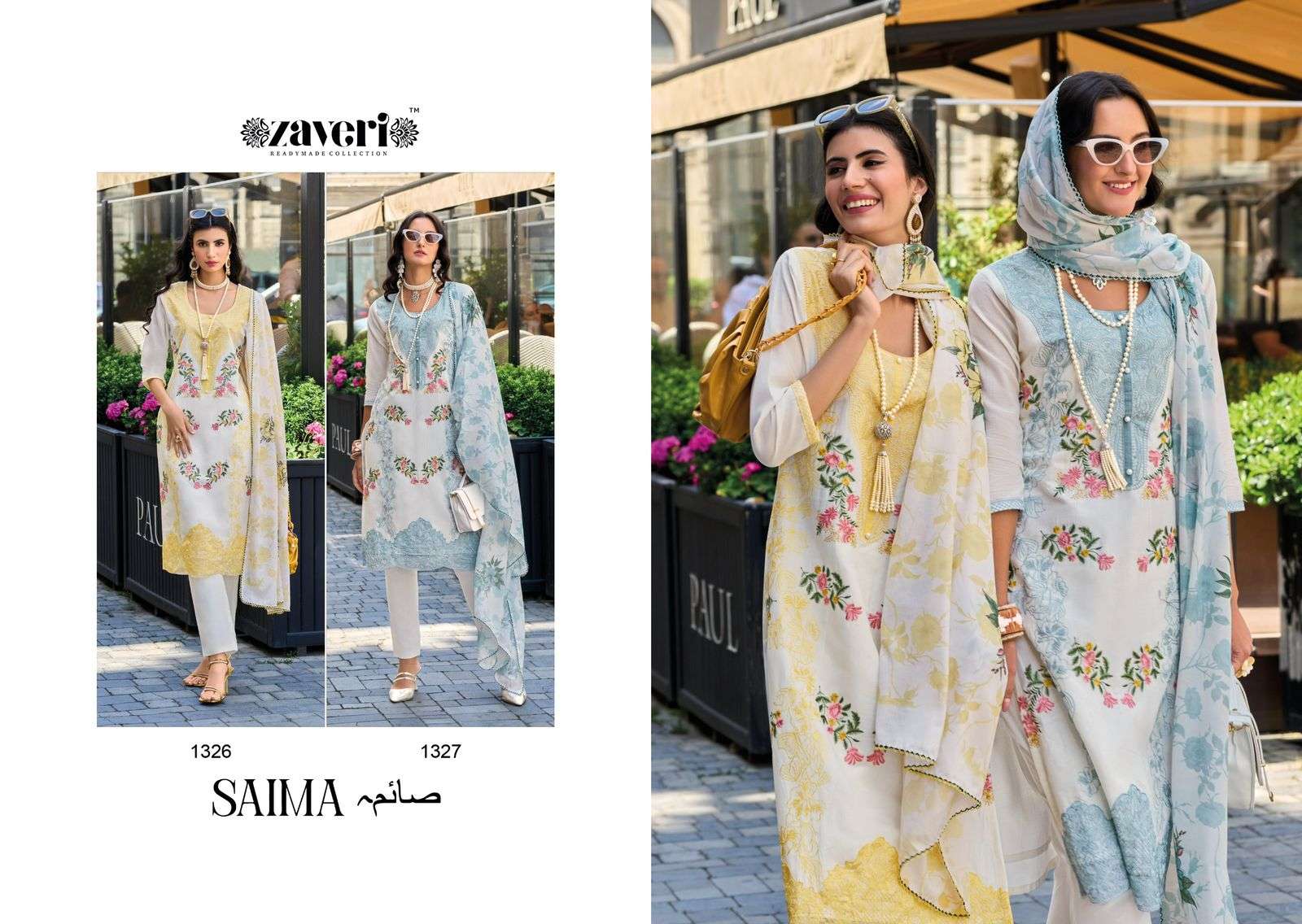 ZAVERI WOMAN BEAUTY SAIMA COTTON FANCY DESIGNER LADIES SUIT