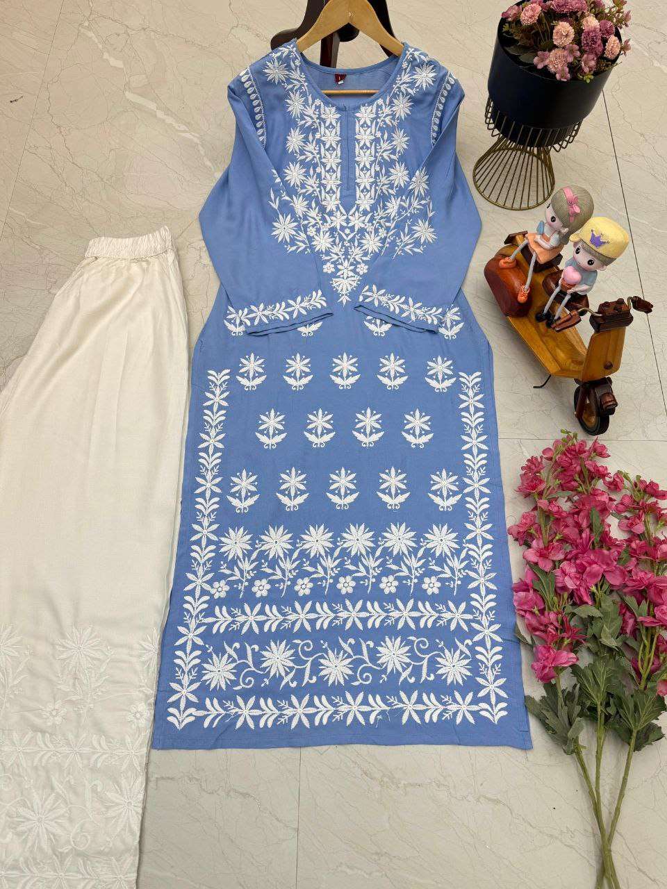 ZD 10097 KURTI PLAZZO SET