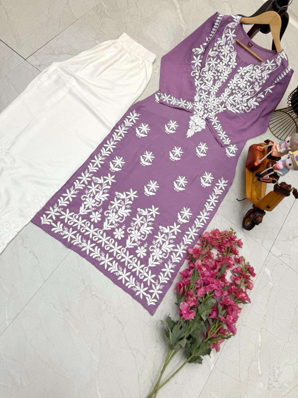 ZD 10097 KURTI PLAZZO SET