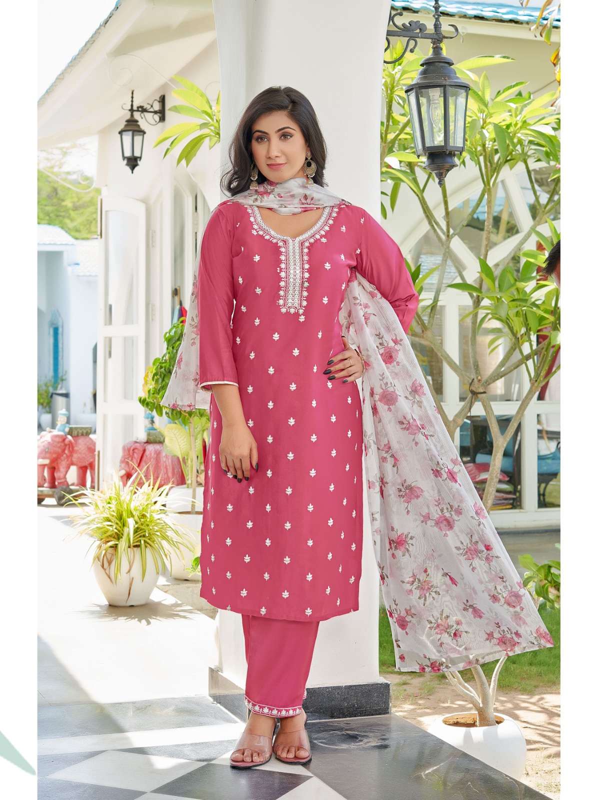 AANCHI KURTIS KIRTI SILK FANCY LADIES KURTI COMBO SET 
