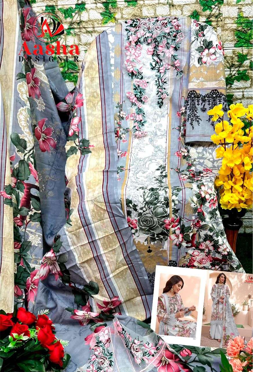 AASHA DESIGNER D NO 1004 COTTON SALWAR KAMEEZ 