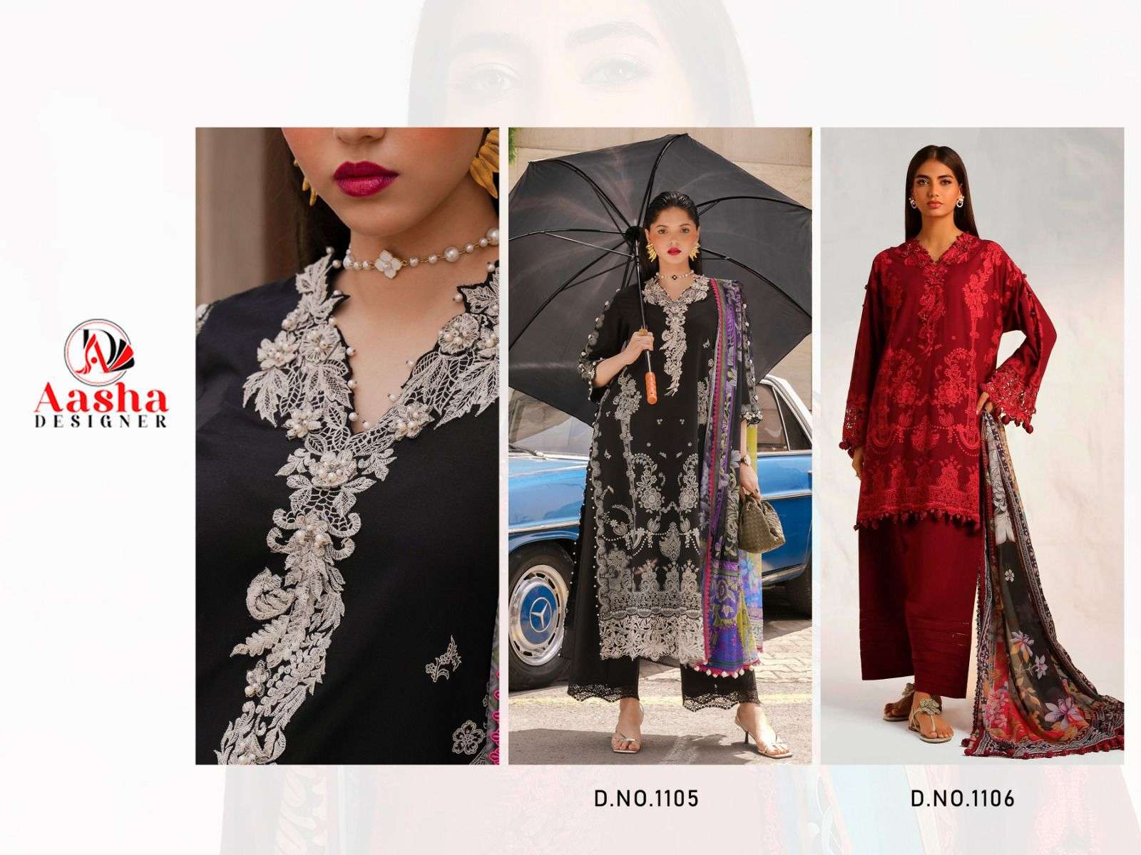 AASHA DESIGNER SANA SAFINAZ MUZLIN COLLECTION VOL 4 COTTON SUIT