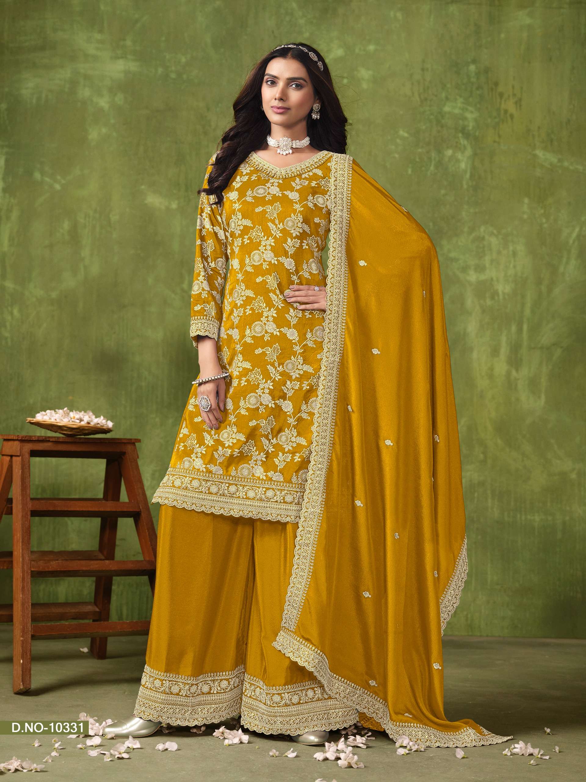 DANI CREATION ANJUBAA VOL 33 SILK JACQUARD HEAVY DESIGNER SUIT