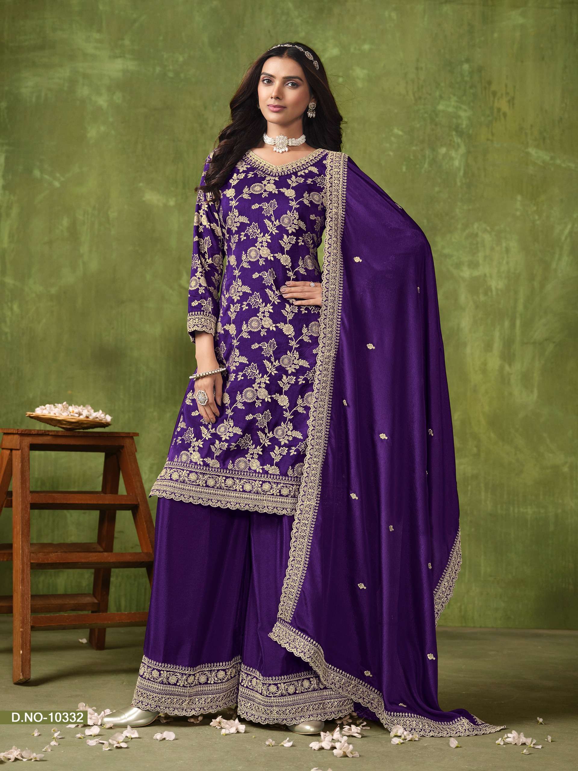 DANI CREATION ANJUBAA VOL 33 SILK JACQUARD HEAVY DESIGNER SUIT