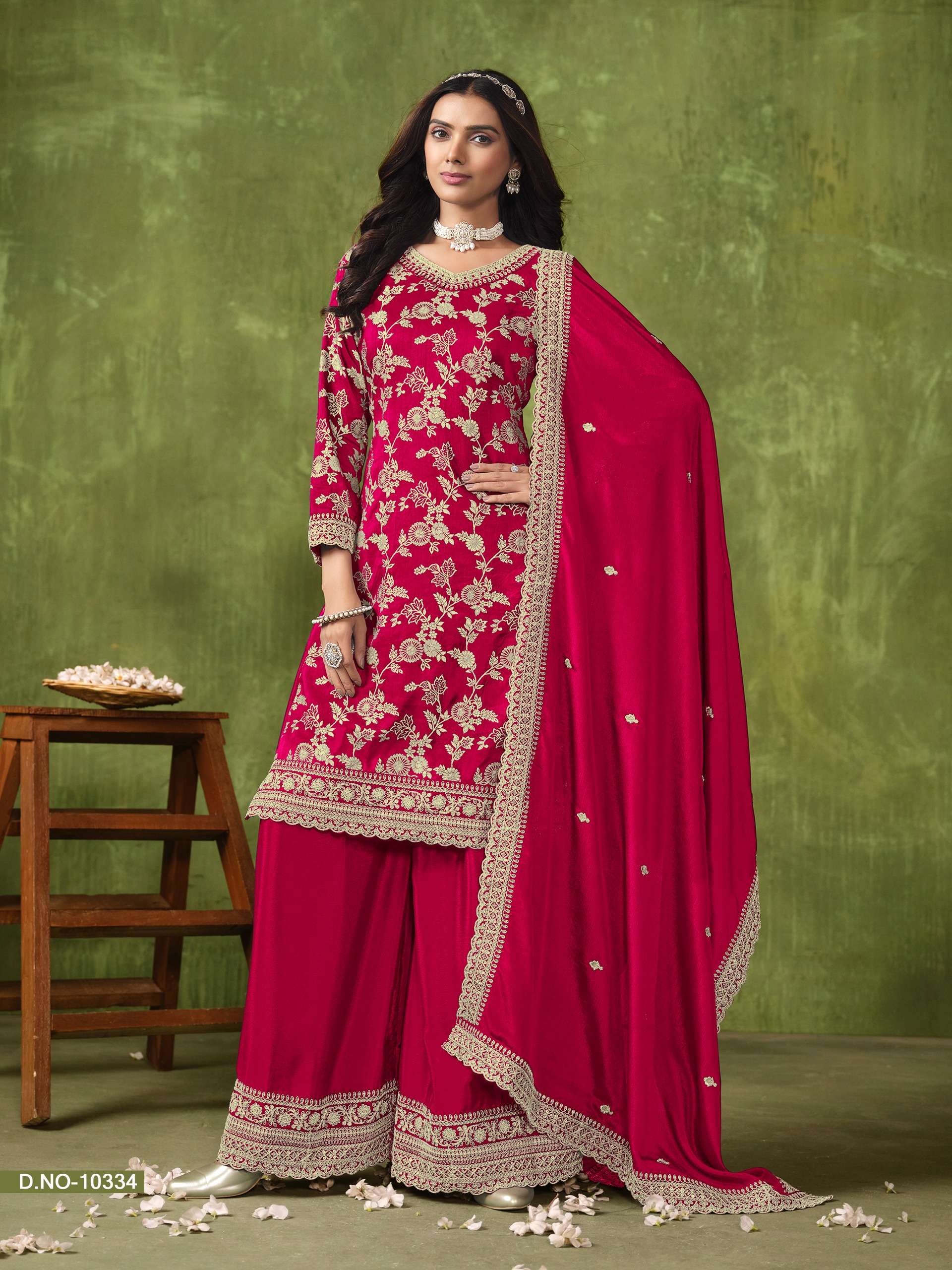 DANI CREATION ANJUBAA VOL 33 SILK JACQUARD HEAVY DESIGNER SUIT