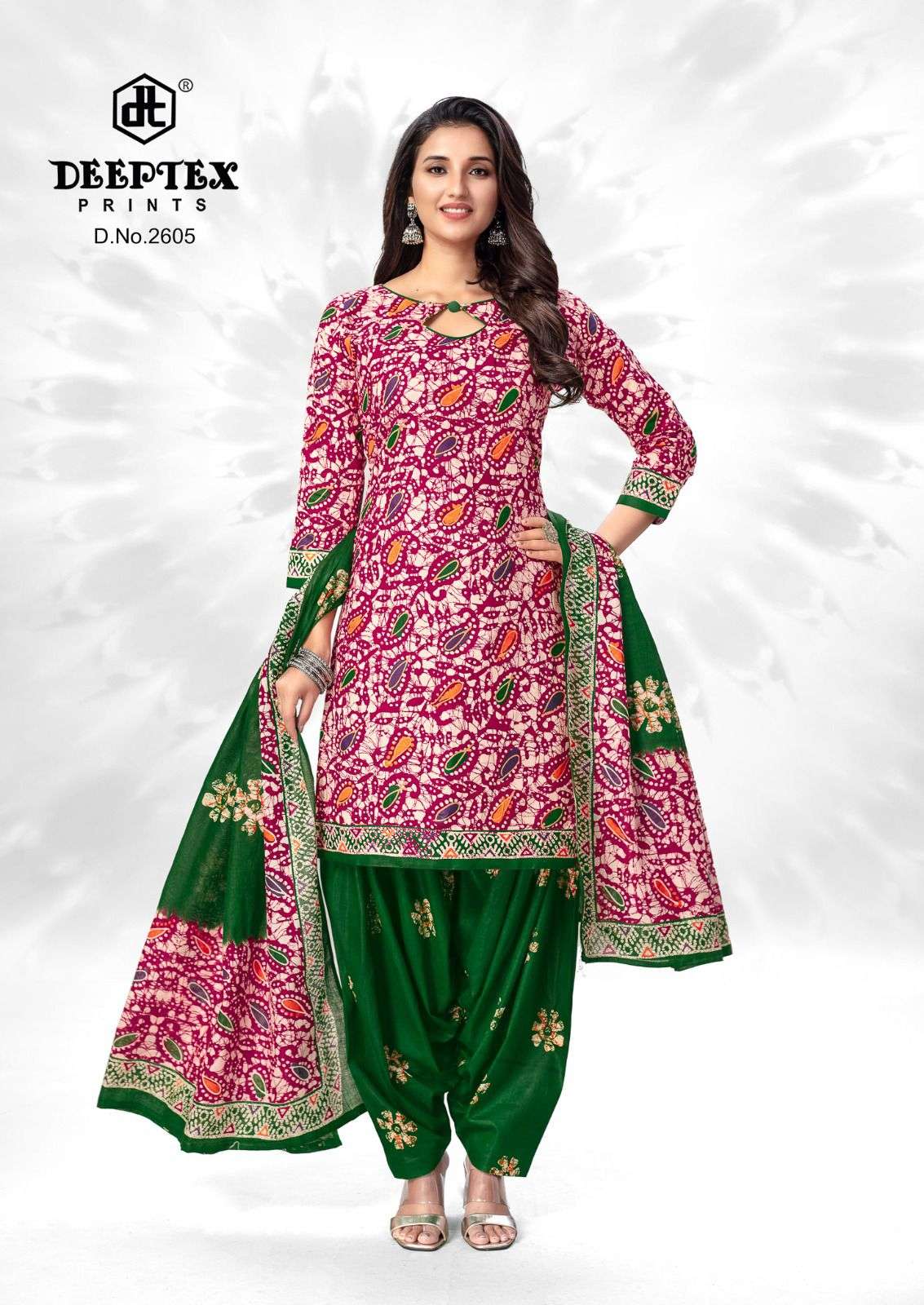 DEEPTEX PRINTS BATIK PLUS VOL 26 COTTON SALWAR SUIT