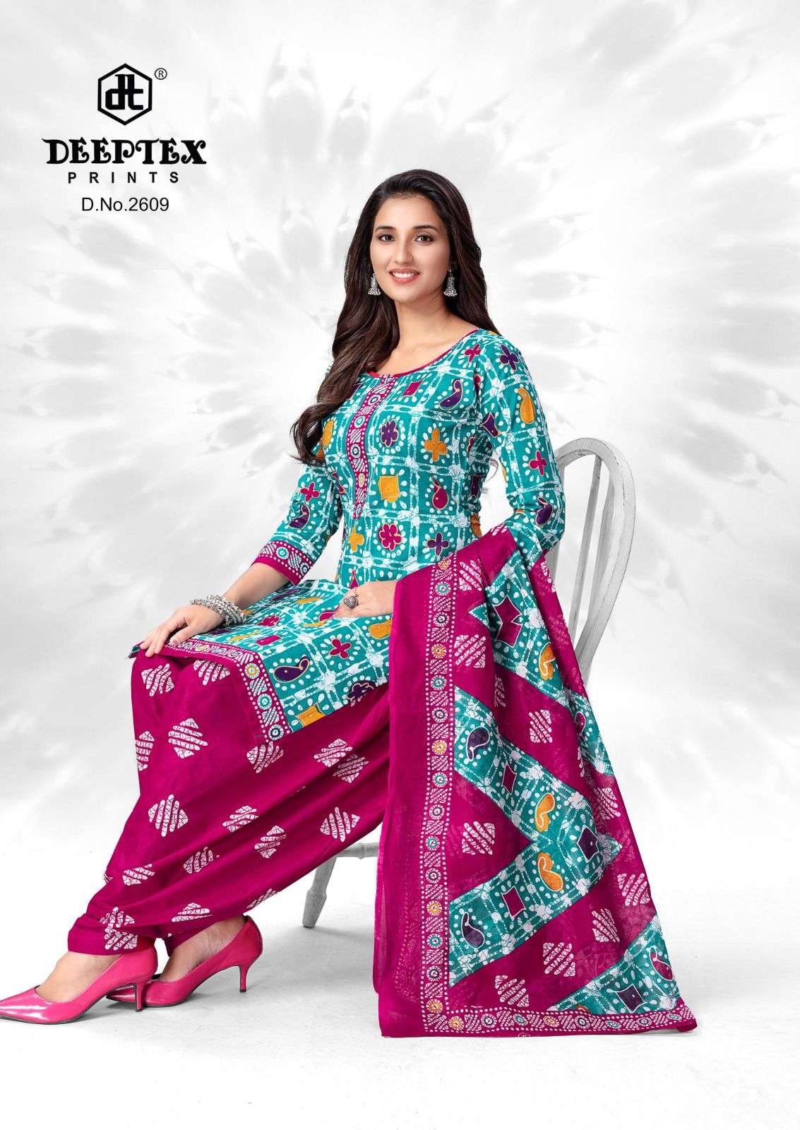 DEEPTEX PRINTS BATIK PLUS VOL 26 COTTON SALWAR SUIT