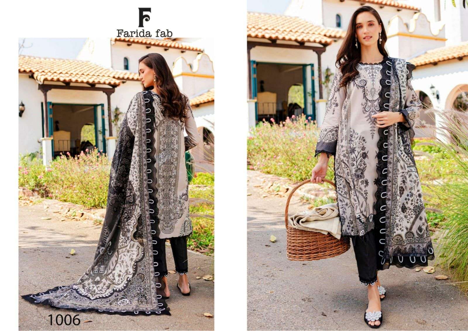 FARIDA FAB CONCEPT A COTTON DIGITAL PRINT SUIT