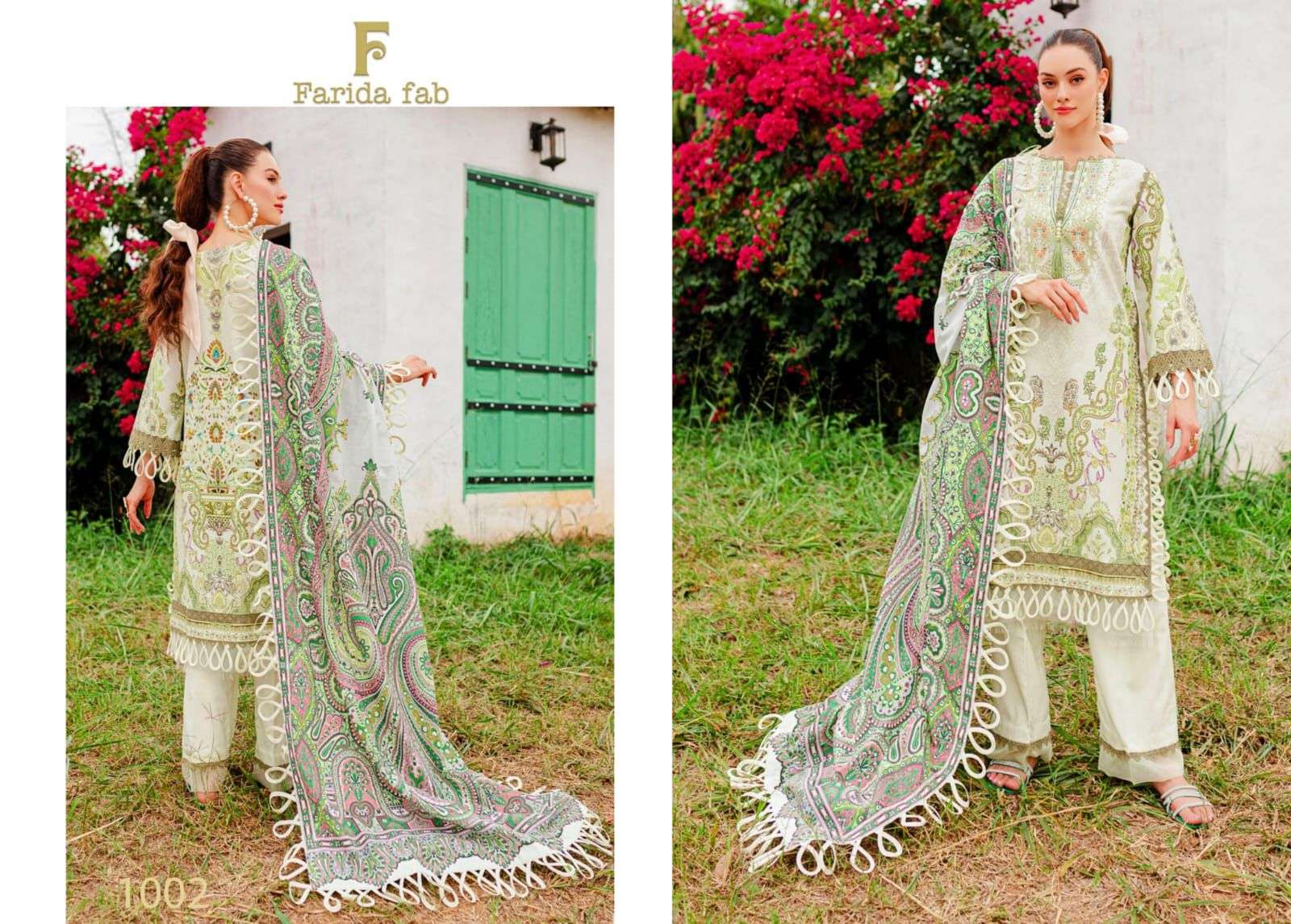 FARIDA FAB CONCEPT A COTTON DIGITAL PRINT SUIT