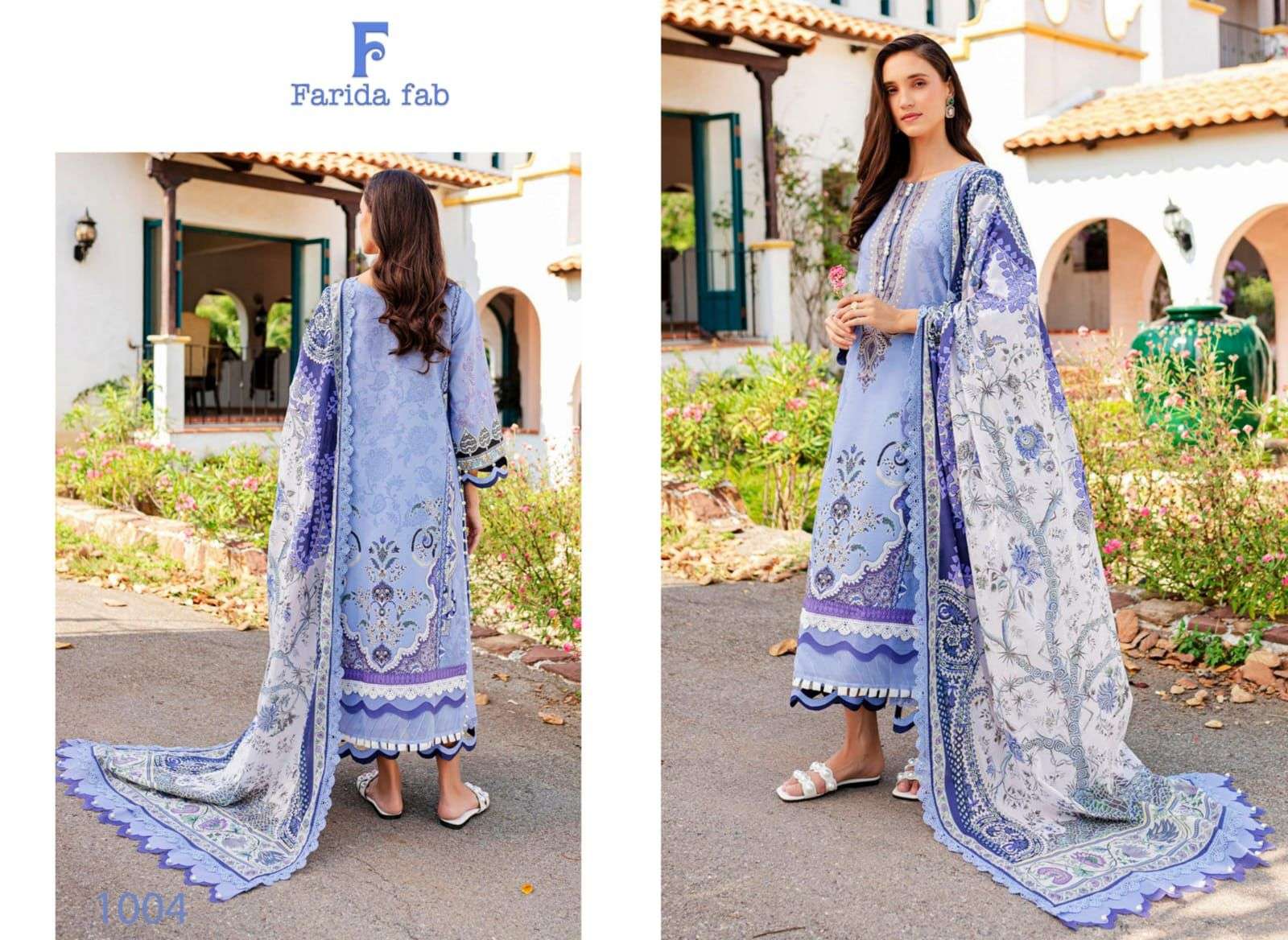 FARIDA FAB CONCEPT A COTTON DIGITAL PRINT SUIT