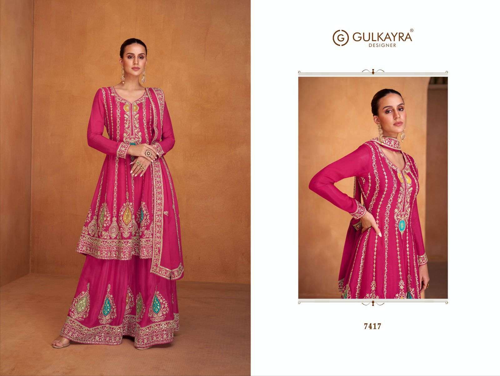 GULKAYRA DESIGNER SHYSHA HEAVY DESIGNER WEDDING WEAR SUIT