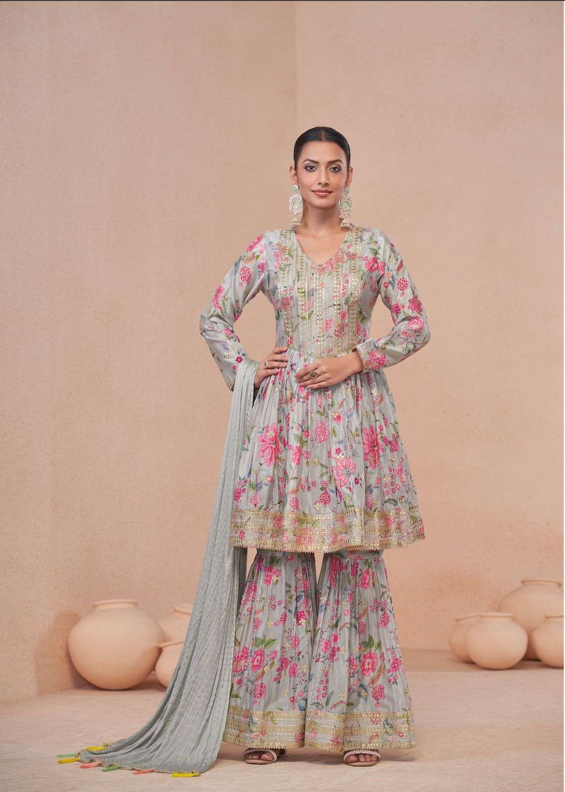 GULKAYRA DESIGNER VANSHIKA BEAUTIFUL DESIGNER SHARARA SUIT
