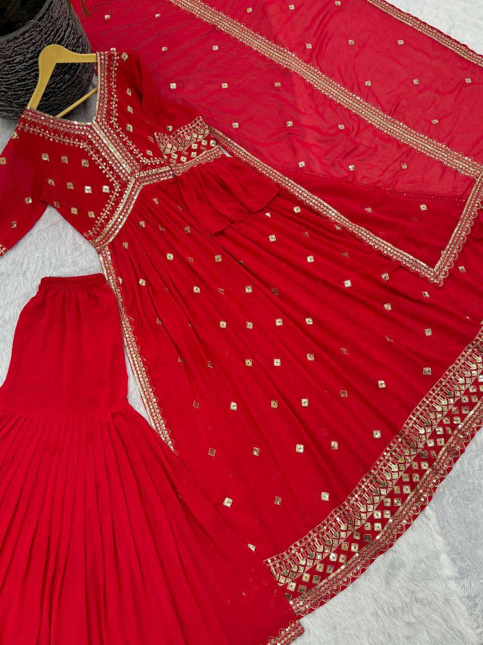 HK 1646 SHARARA SUIT