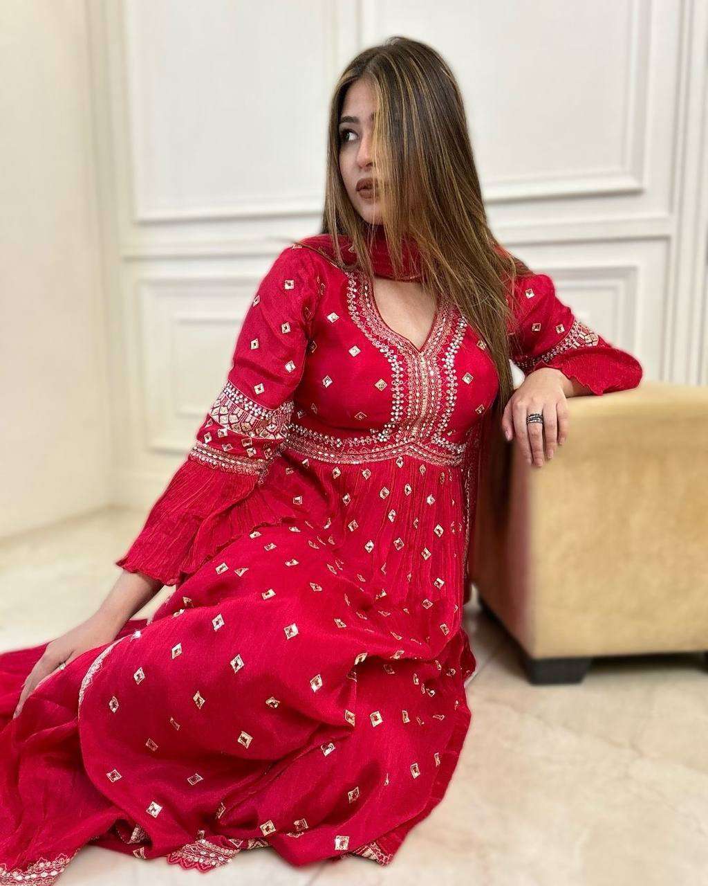 HK 1646 SHARARA SUIT