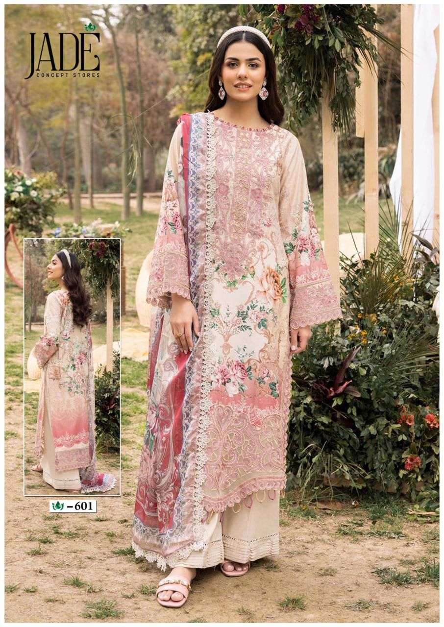 JADE CRIMSON EXCLUSIVE HEAVY LAWN COLLECTION VOL 6 COTTON SUIT