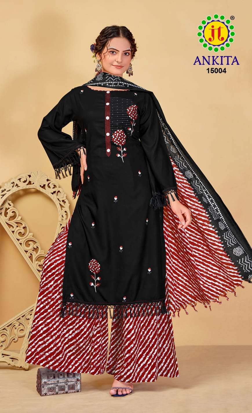 JT ANKITA VOL 15 RAYON PREMIUM WORK SUIT
