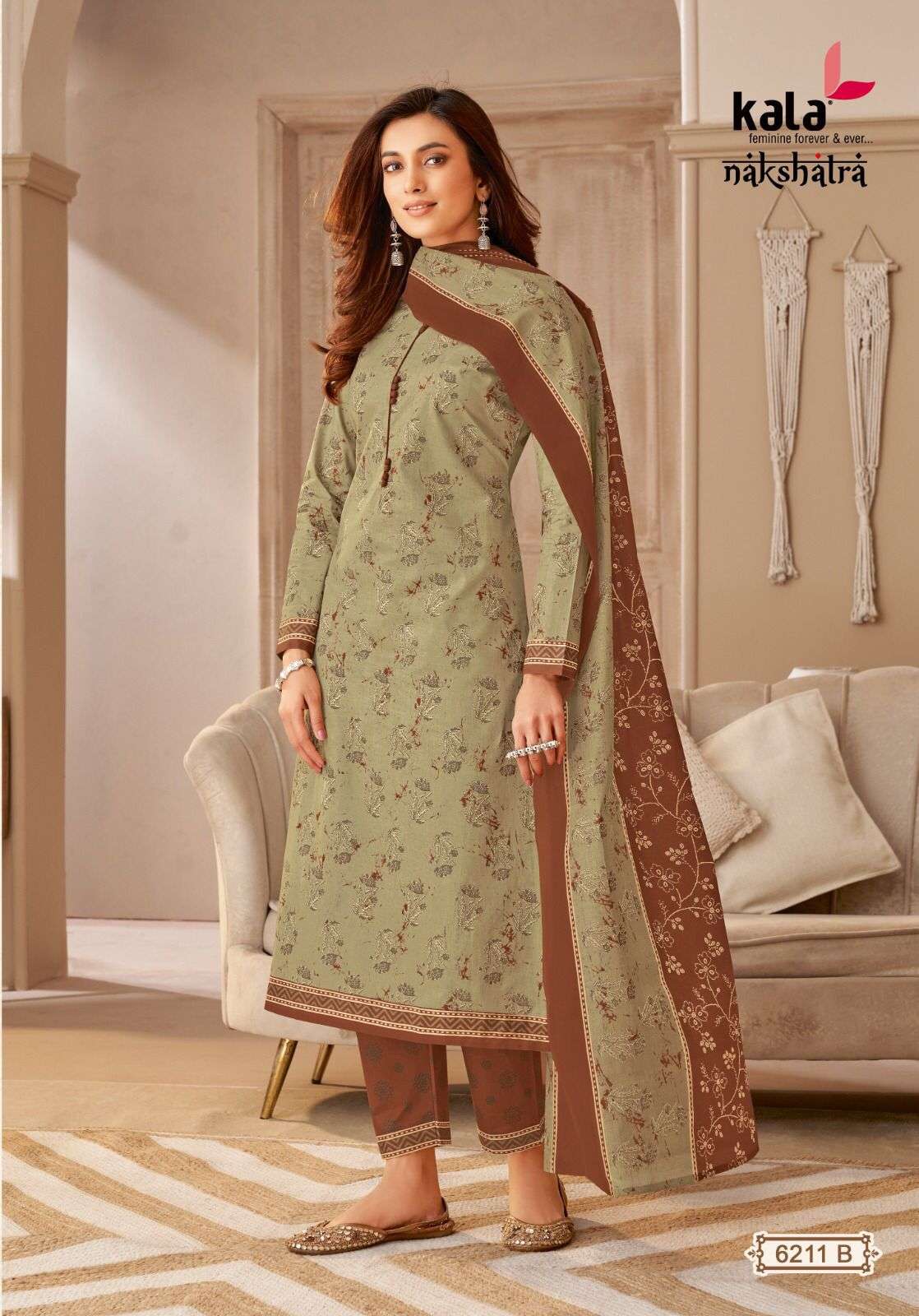 KALA FASHION NAKSHATRA VOL 2 COTTON BATIK PRINT DRESS