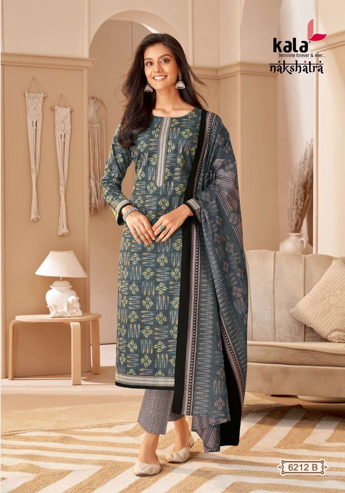 KALA FASHION NAKSHATRA VOL 2 COTTON BATIK PRINT DRESS