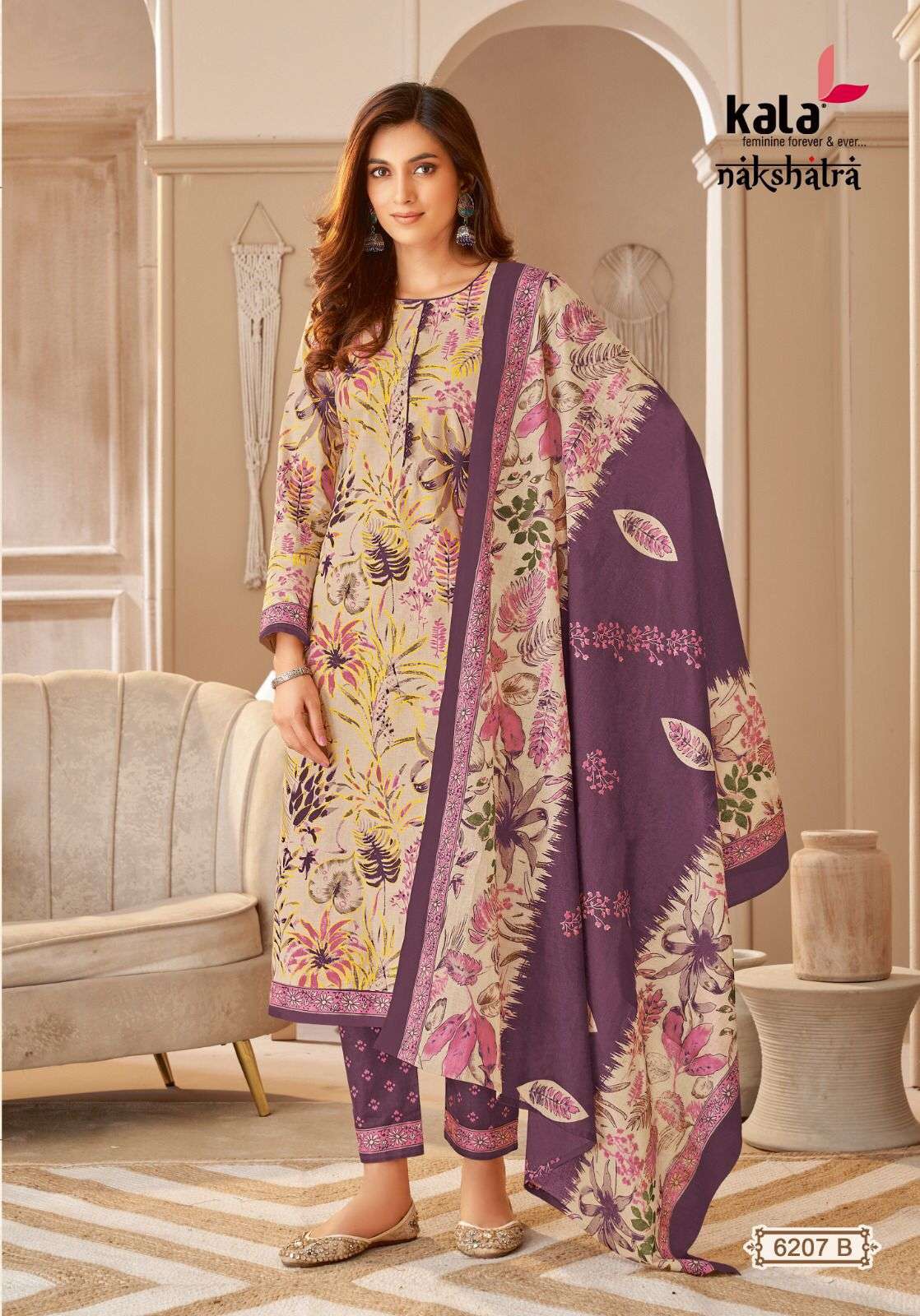 KALA FASHION NAKSHATRA VOL 2 COTTON BATIK PRINT DRESS