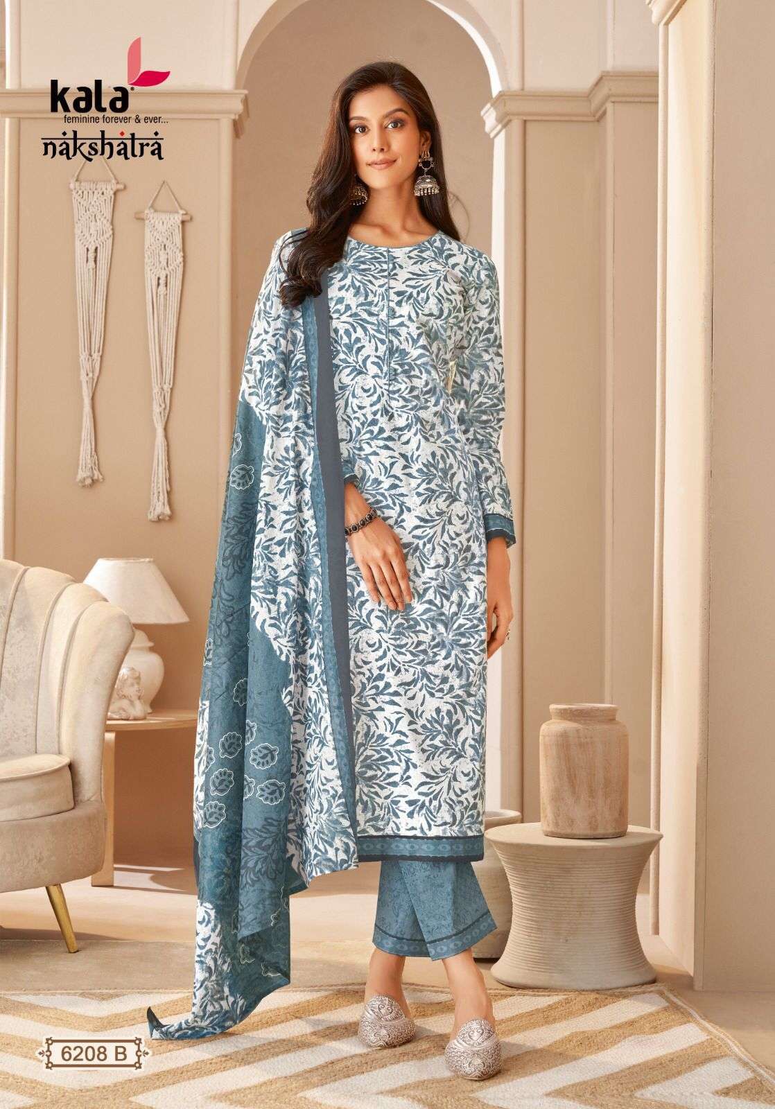 KALA FASHION NAKSHATRA VOL 2 COTTON BATIK PRINT DRESS