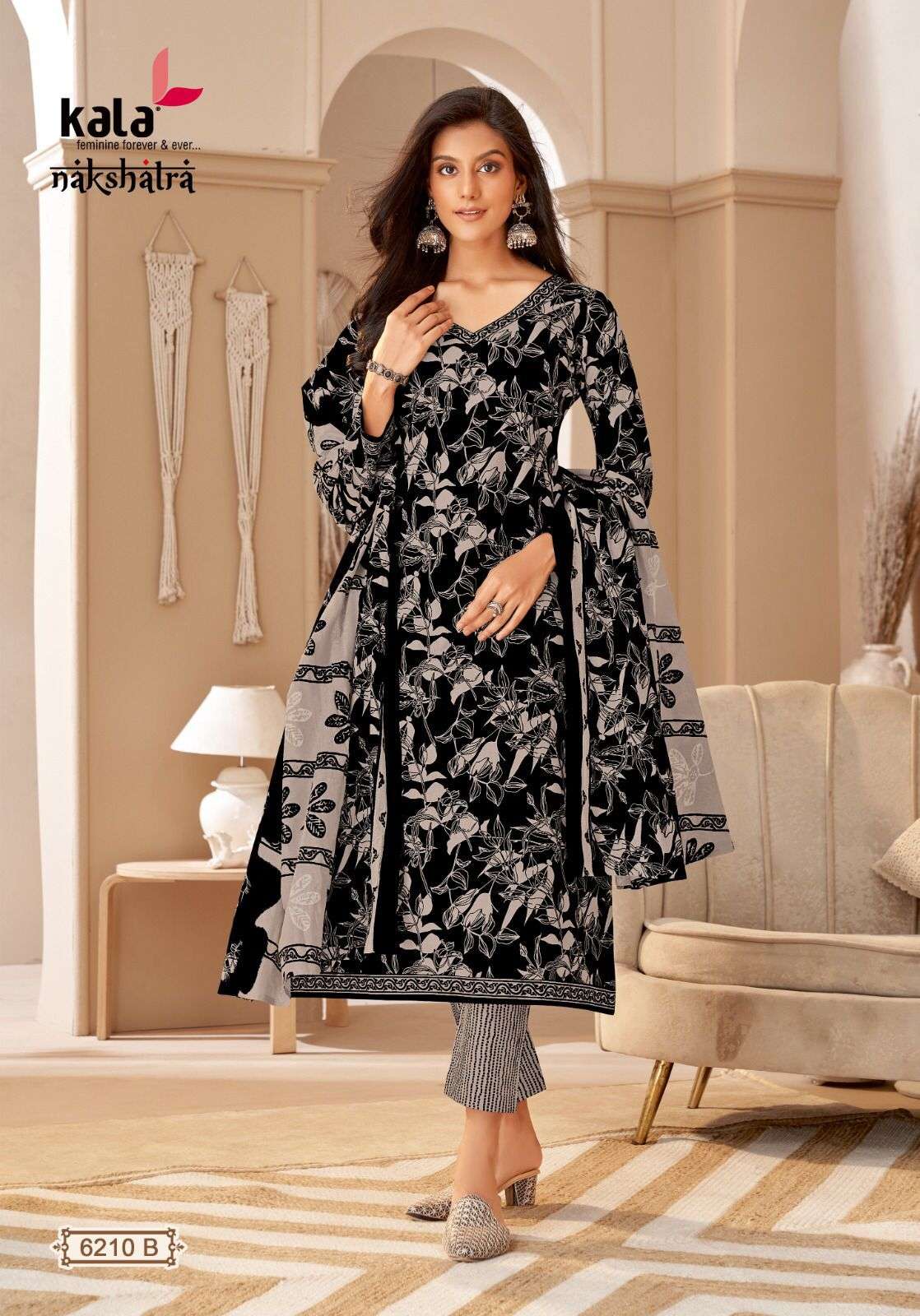 KALA FASHION NAKSHATRA VOL 2 COTTON BATIK PRINT DRESS