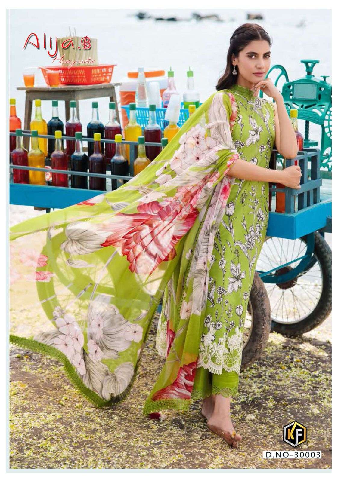KEVAL FAB ALIJA B VOL 30 COTTON DIGITAL PRINT SALWAR SUIT