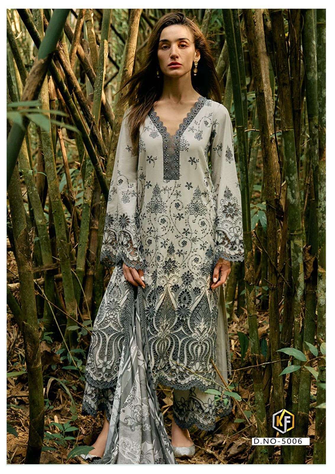KEVAL FAB RANGREZ VOL 5 COTTON DIGITAL KARACHI PRINT SUIT