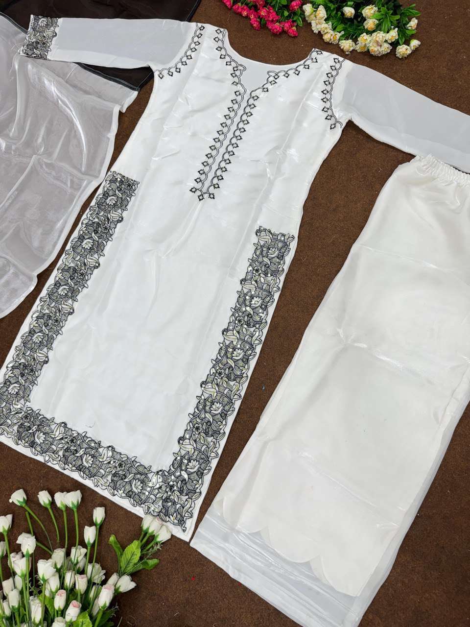 KF 1644 KURTI PLAZZO SET