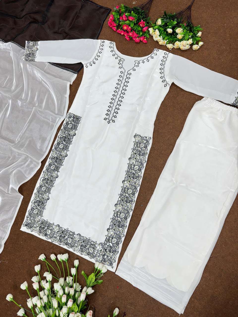 KF 1644 KURTI PLAZZO SET