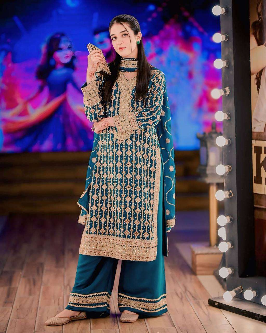 KF 1648 KURTI PLAZZO SET