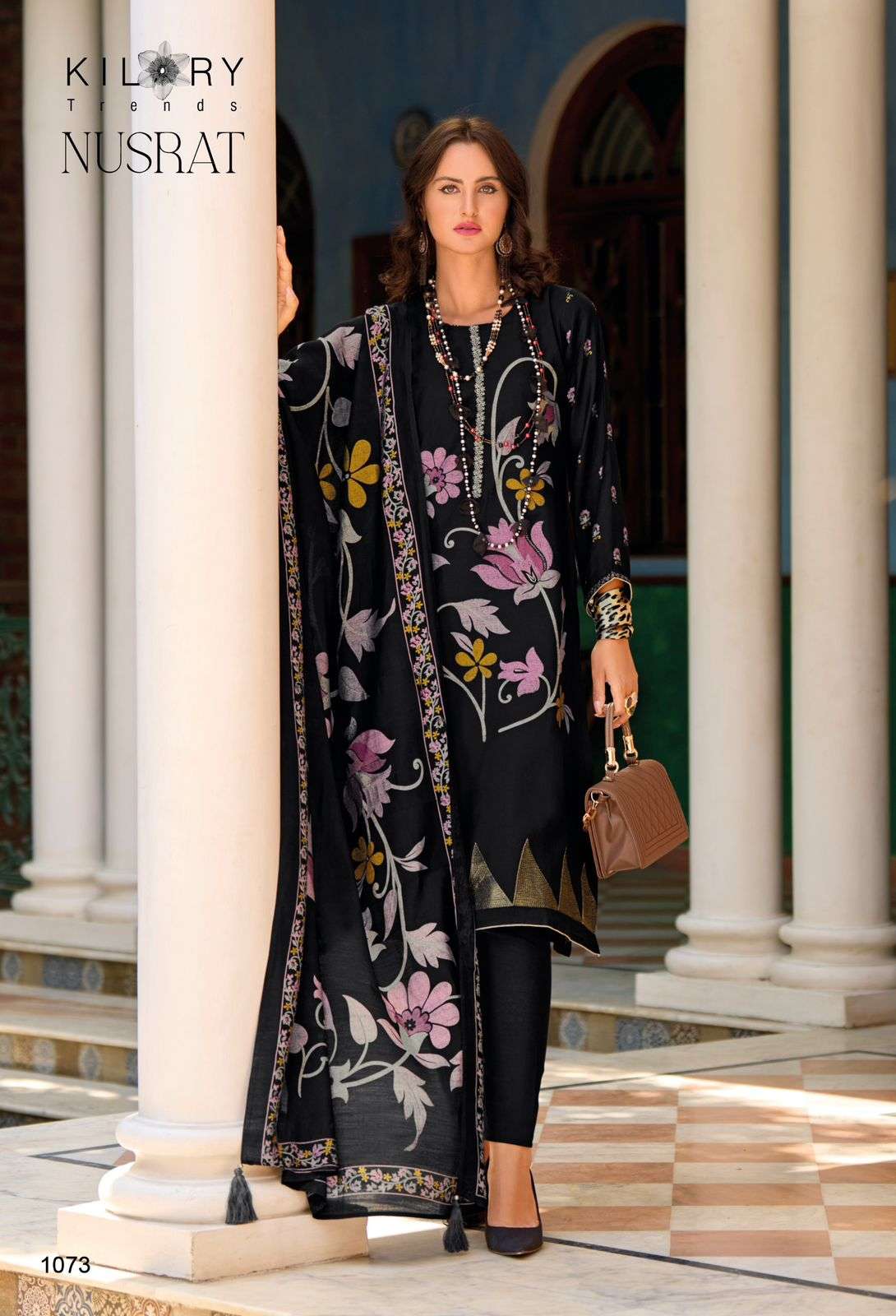 KILORY TRENDZ NUSRAT VISCOSE FANCY EMBROIDERY WORK SUIT