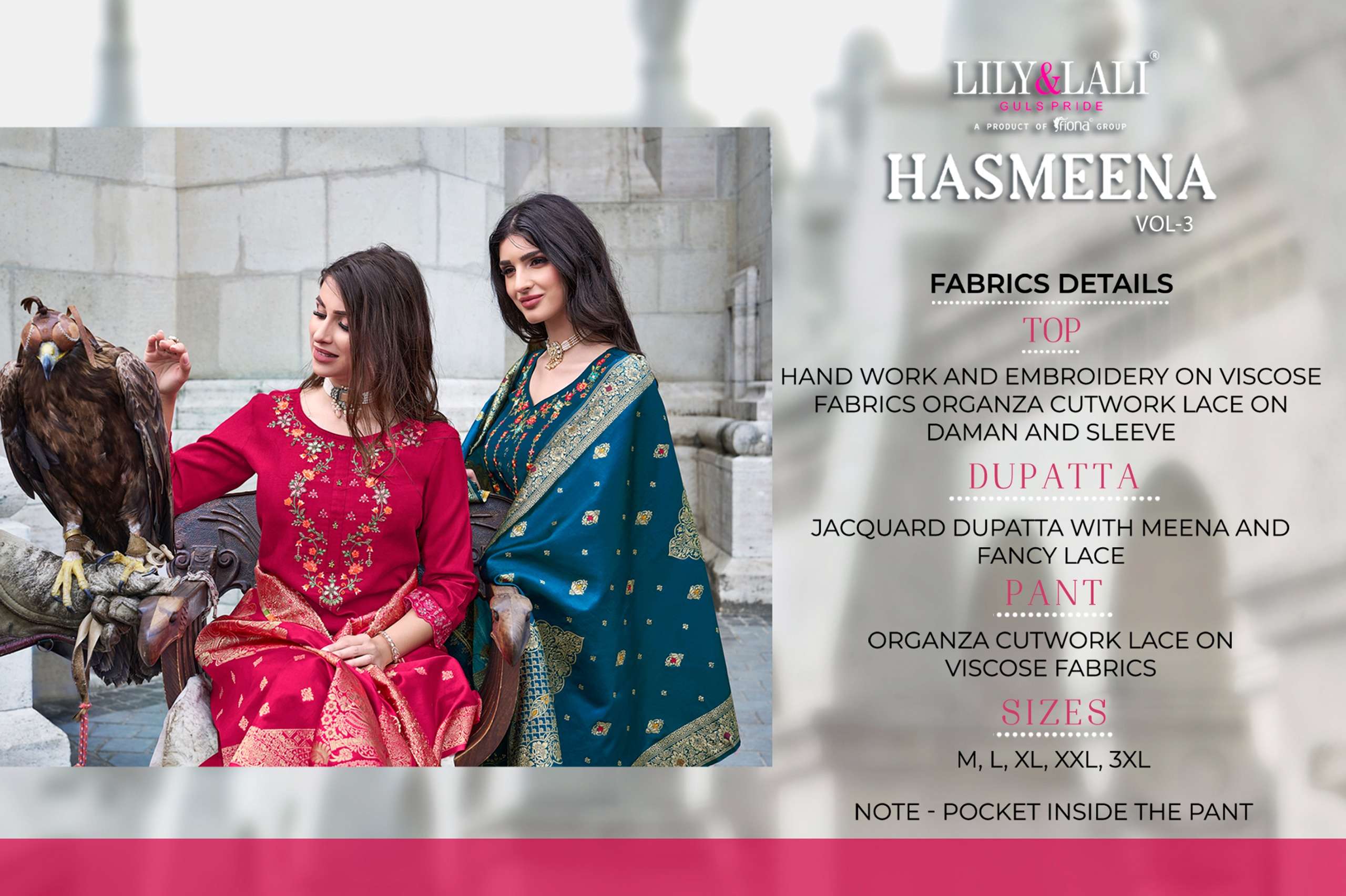 LILY AND LALI HASMEENA VOL 3 VISCOSE FANCY DESIGNER KURTI COMBO SET