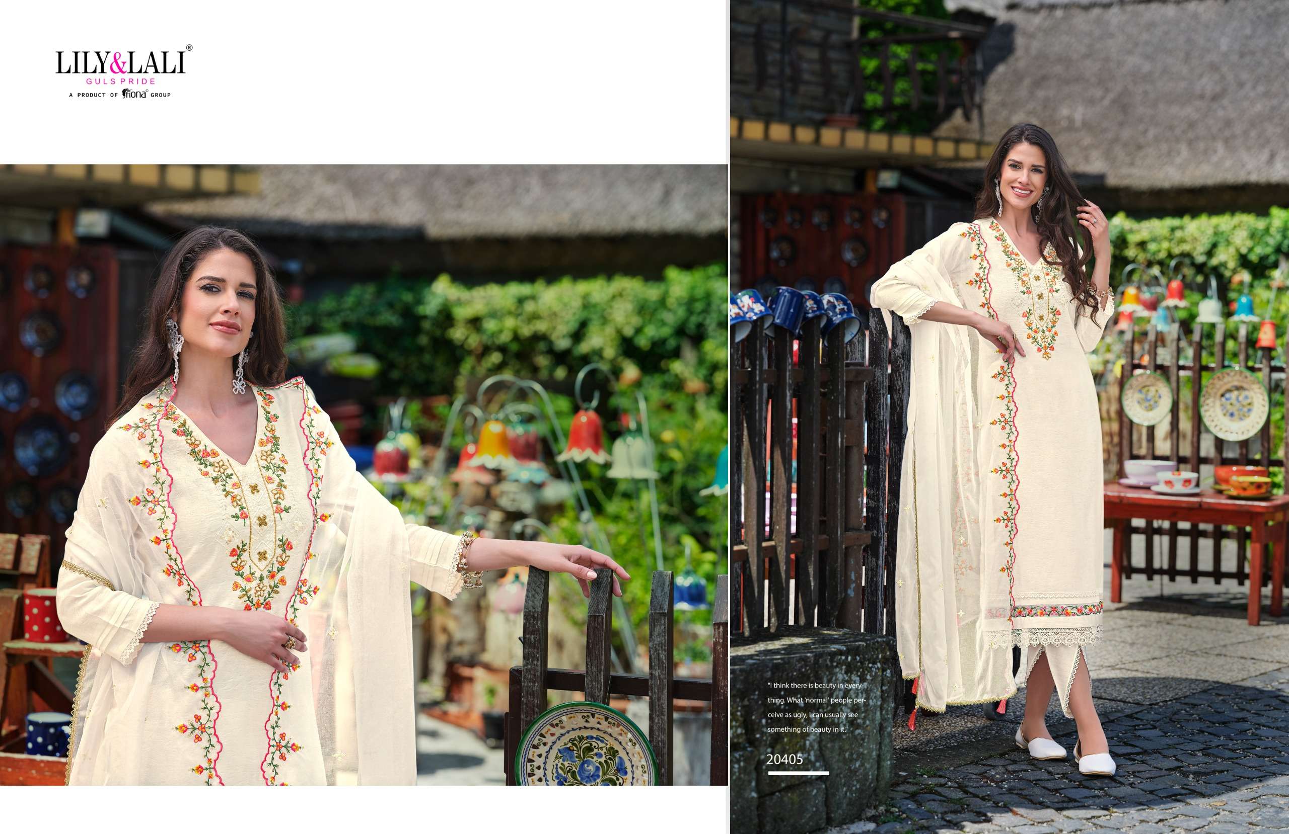 LILY AND LALI MIRAAN VOL 2 VISCOSE SILK BEAUTIFUL DESIGNER SUIT