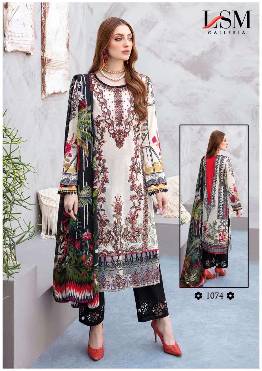 LSM GALLERIA PARIAN DREAM VOL 8 READY MADE LAWN COTTON SUIT