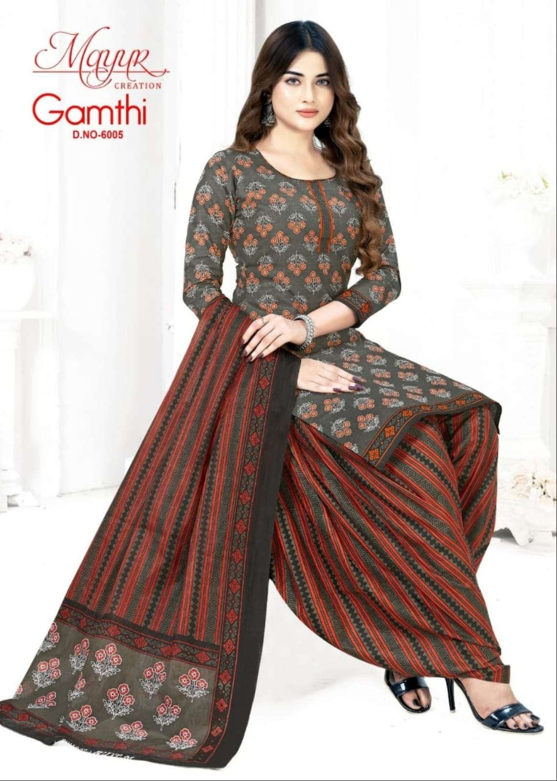 MAYUR CREATION GAMTHI VOL 6 COTTON PRINT DRESS 