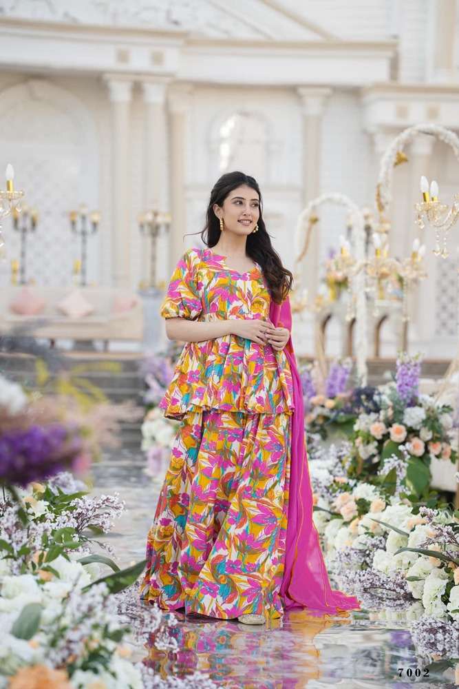 MF VILINDI COTTON DIGITAL PRINT DESIGNER PARTY WEAR SUIT